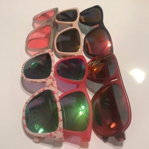 Lot of 6 goodr running sunglasses PINK